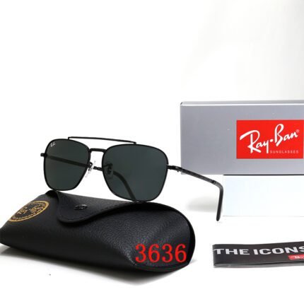 Ray Ban NEW CARAVAN Black Neutral Sunglasses