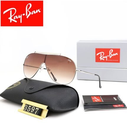 Ray Ban WINGS Gold and Gradient Champagne Sunglasses