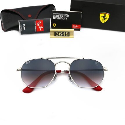 Ray Ban MARSHAL Silver and Purple Gradient Neutral Sun Eye