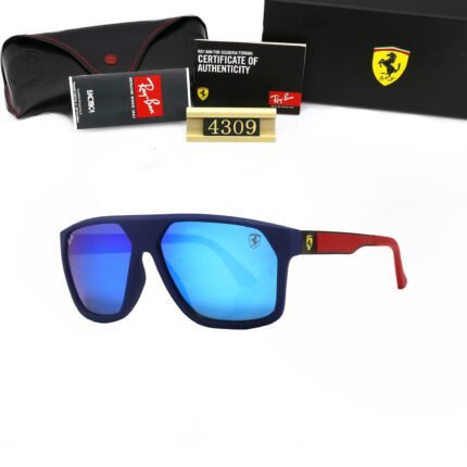 Ray Ban RB4309M SCUDERIA FERRARI COLLectiON Blue Sunglasses