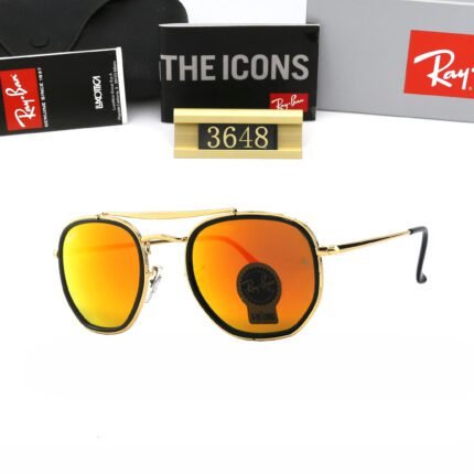 Ray ban Marsal black and orange neutral Sunglasses