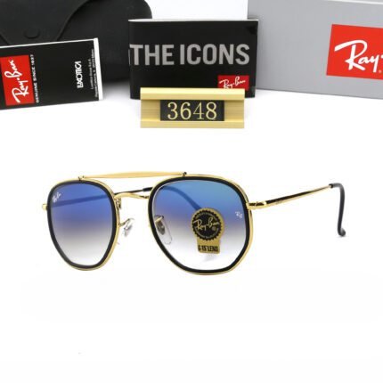 Ray Ban MARSHAL black and blue gradient neutral sunglasses