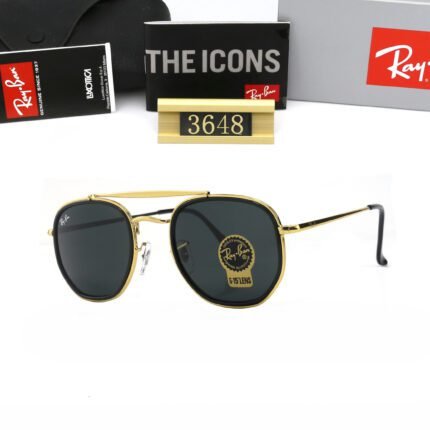 Ray Ban MARSHAL Gold and Black Neutral Sunglasses