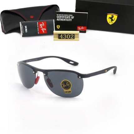 Ray Ban RB4302M SCUDERIA FERRARI COLLectiON navy blue sunglasses