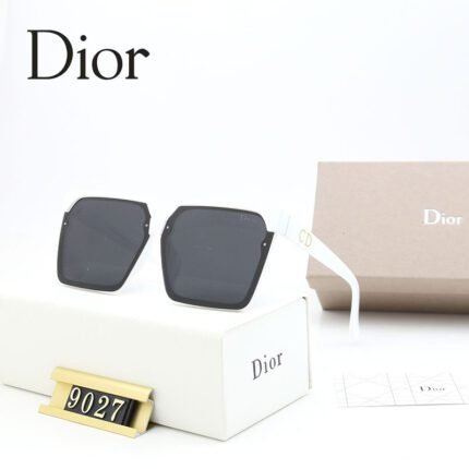 Dior white and gray block color blocking sunglasses neutral