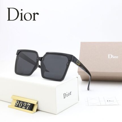 Dior black and gray block color blocking sunglasses neutral