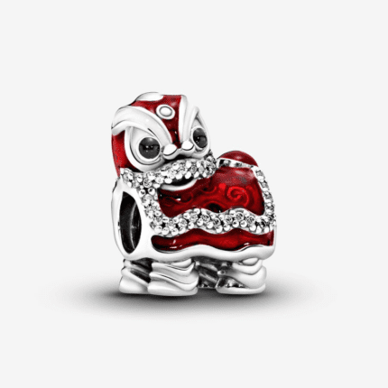 Pandora 925 silver 792043CZ Chinese lion dance New Year string decoration