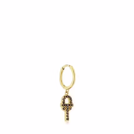 Gold Single earring with spinels TOUS MANIFESTO