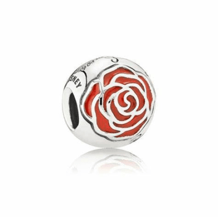 Pandora 925 Silver 791575EN09 Beauty and Beast Magic Rose String Decoration