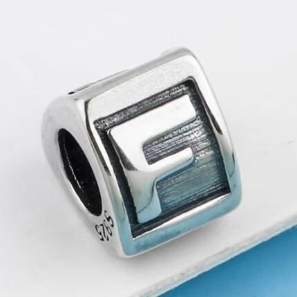 Pandora 26 letter F pendant jewelry accessories DIY simple and exquisite