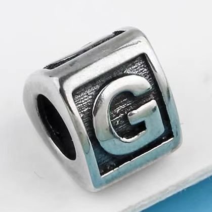 Pandora 26 letter G pendant jewelry accessories DIY simple and exquisite