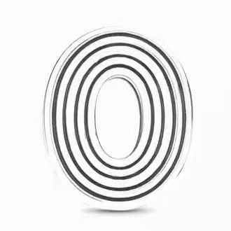 Pandora letter O jewelry accessories DIY simple and delicate high-end