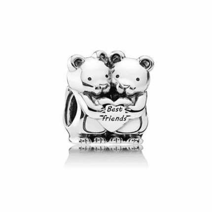 Pandora 925 silver 792151 teddy bear necklace decoration