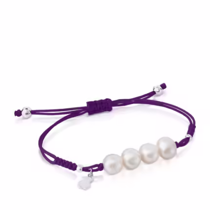 Silver TOUS Pearls Bracelet
