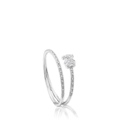 White Gold TOUS Brillants Ring with Diamond