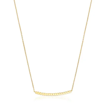 Silver vermeil Straight bar Necklace