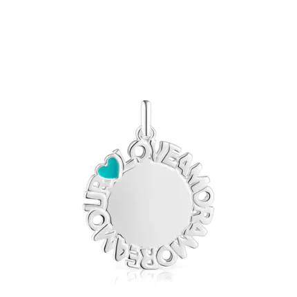 TOUS Crossword Amor Medallion Pendant