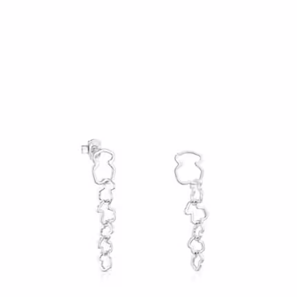 Long TOUS Carrusel bear-motif Earrings