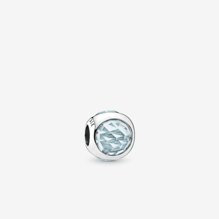 Pandora 925 Silver 792095NAB Sea Blue Sparkling Water Drop String Decoration