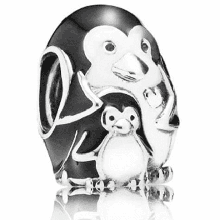 Pandora 925 silver 791404EN60 little penguin string decoration