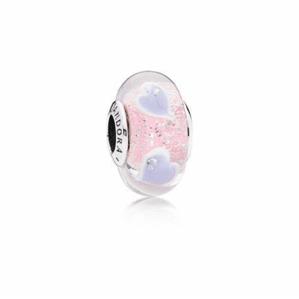 Pandora 925 silver 796599CZ enamel ring decoration