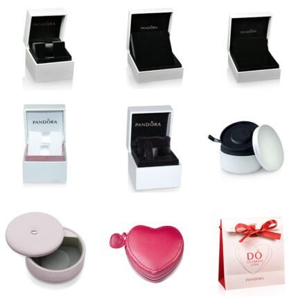 New 2024 design high-end necklace bracelet box exquisite gift bag