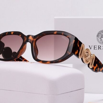 VERSACE square polarized sunglasses