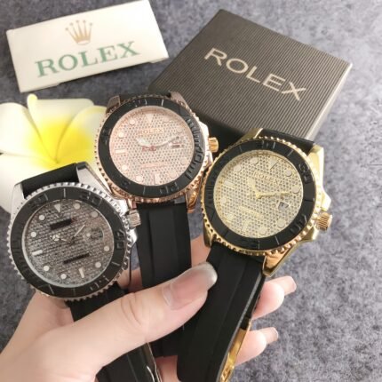 Waterproof, mechanical timekeeping, high-end strap, rotatable bezel, round large dial, fashionable and versatile watch