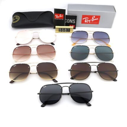 Ray Ban sunglasses polarized cool and fashionable metal frame lenses for outdoor travel