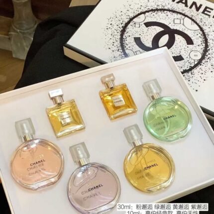 Chanel ????+???? perfume gift box 30ml powder meets green meets yellow meets purple Sample size 10ml Jiabo Classic Jiabo Nature