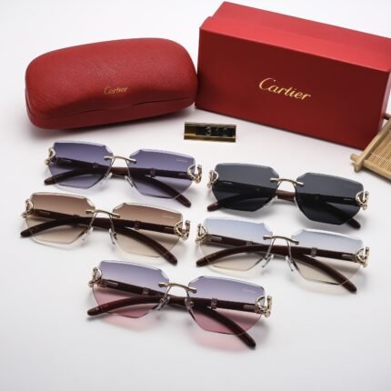 Cartier 313 Rimless Sunglasses Collection